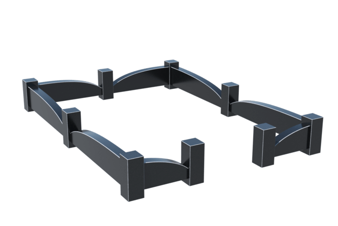 Цоколи на могилу в Ижевске | Цоколь на могилу №0038