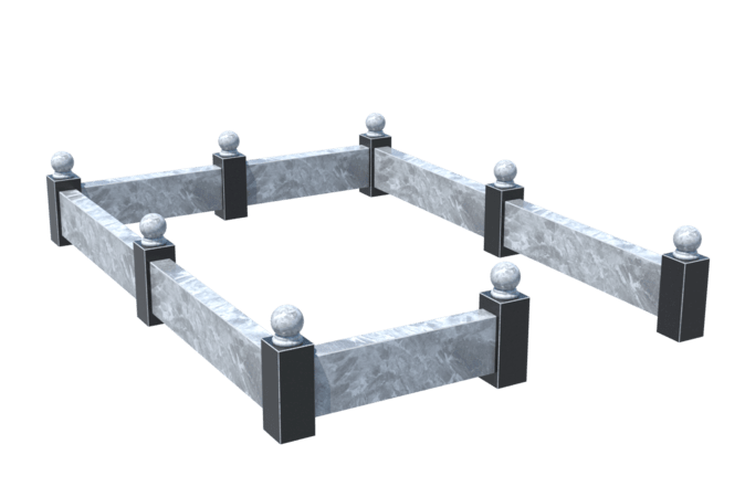 Цоколи на могилу в Ижевске | Цоколь на могилу №0031