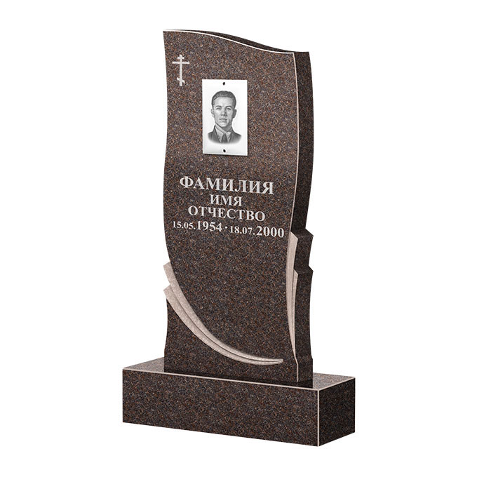 Гранитные памятники в Ижевске | Памятник из гранита Карел Brown ФГЦ-044