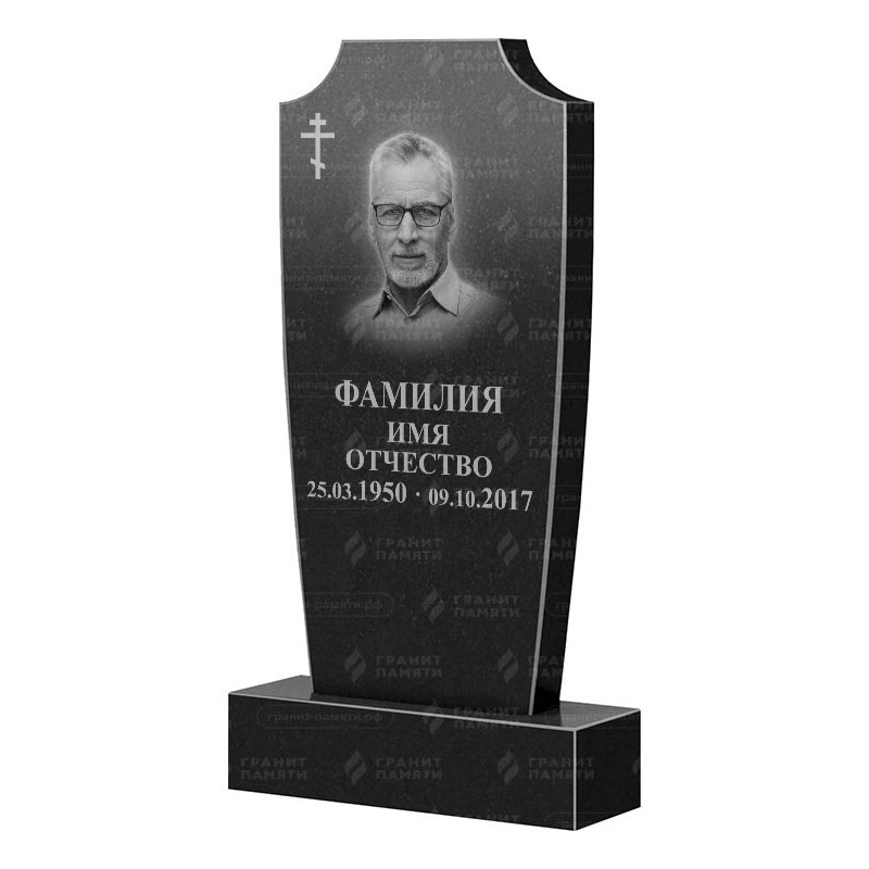 Памятники из гранита вертикальные в Ижевске | Гранитный памятник ФГ-010