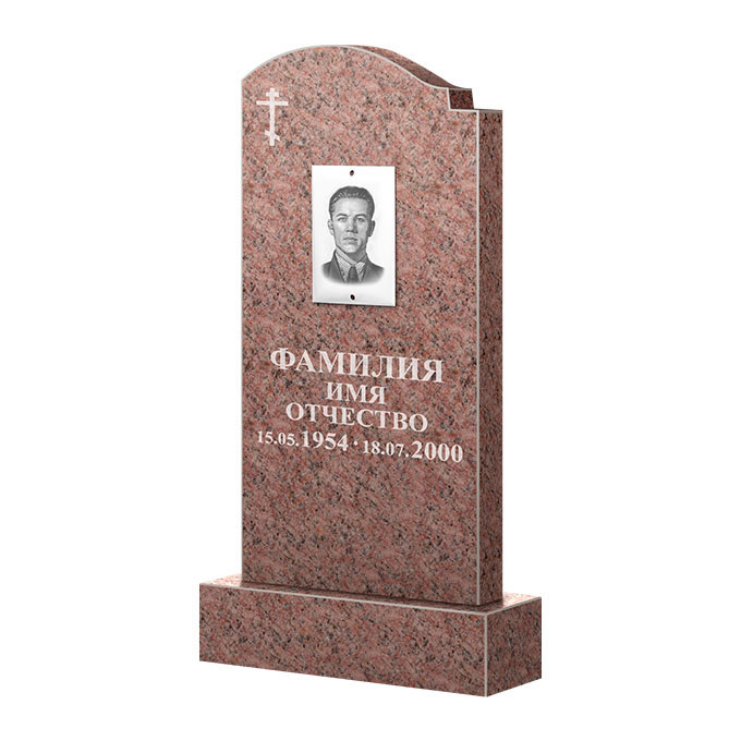 Гранитные памятники в Ижевске | Памятник из гранита Розалия Pink ФГЦ-25