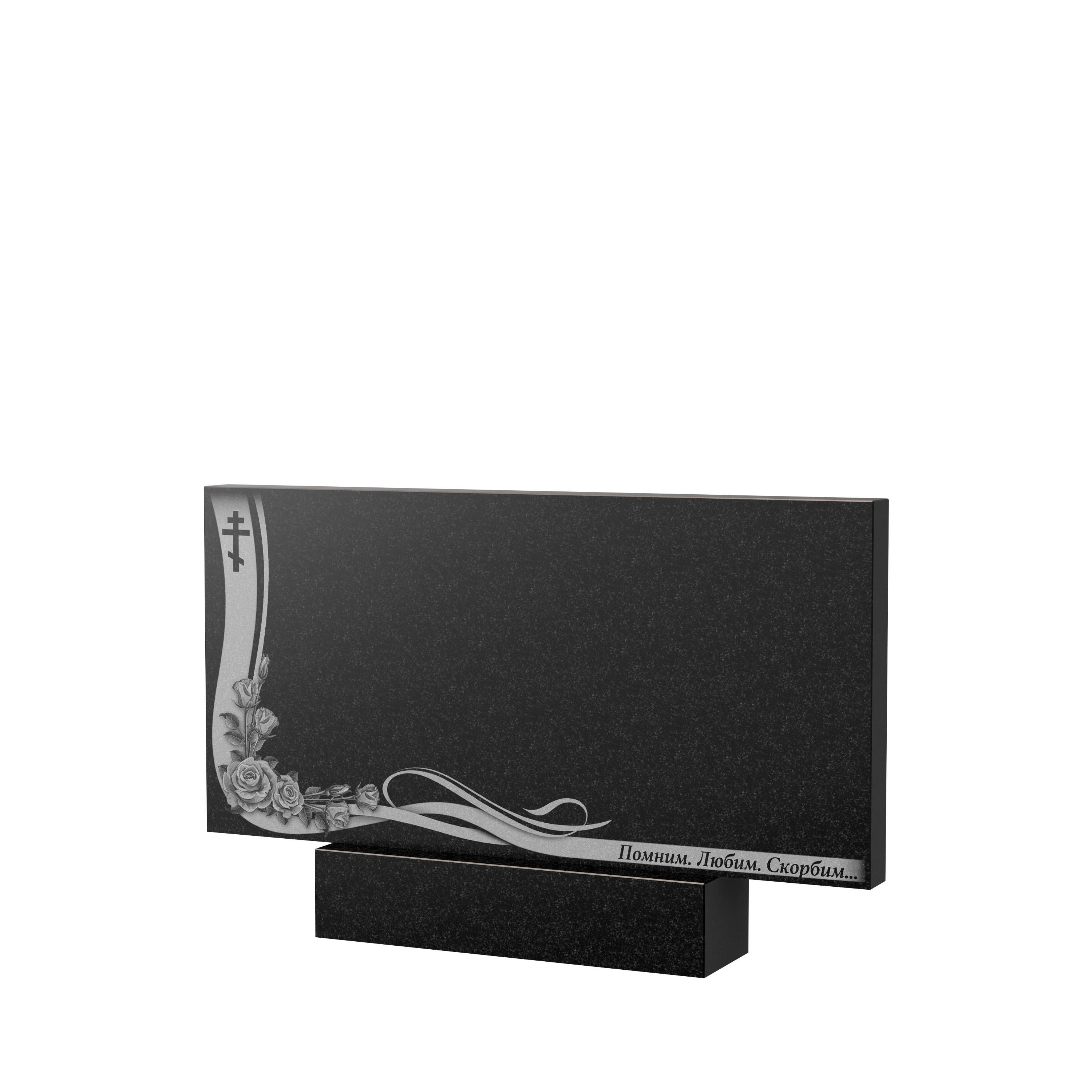 Художественное оформление памятника в Ижевске | Художественное оформление на гранитную стелу, рисунок ГХО-004