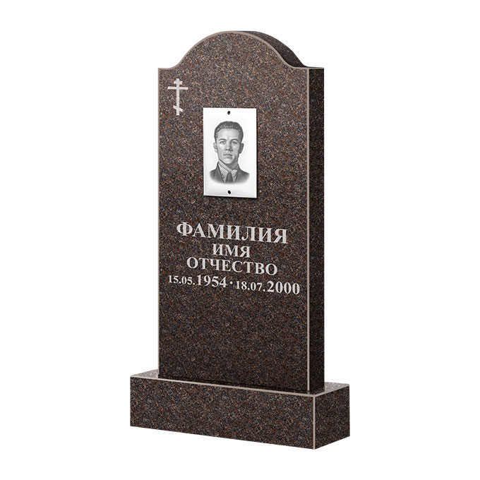 Памятники из цветного гранита в Ижевске | Памятник из гранита Карел Brown ФГЦ-012