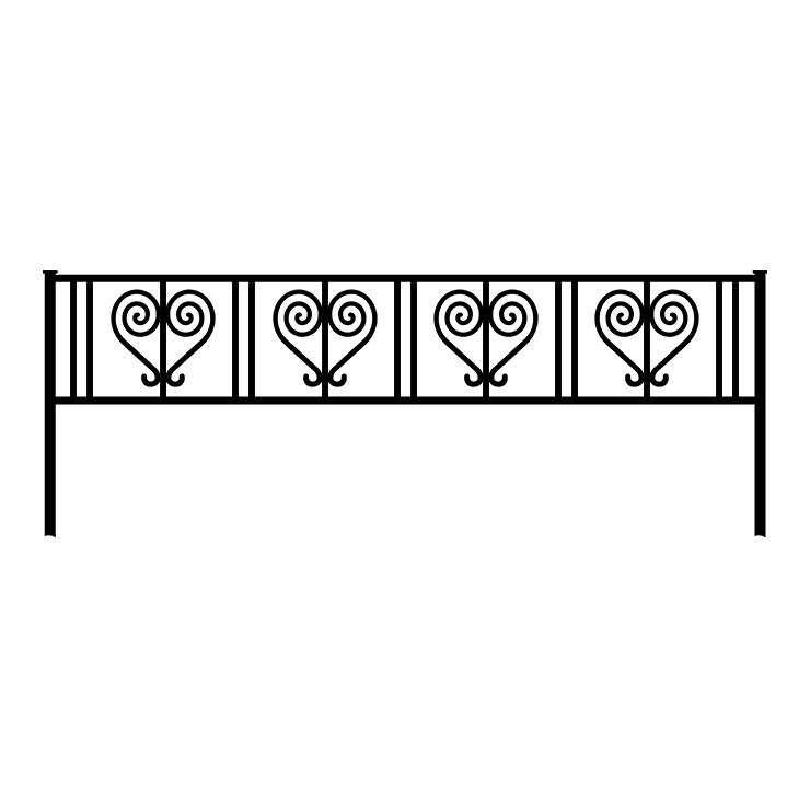 Кованые изделия в Ижевске | Кованая оградка ОГ.005