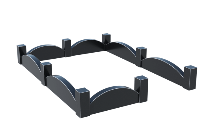 Цоколи на могилу в Ижевске | Цоколь на могилу №0001
