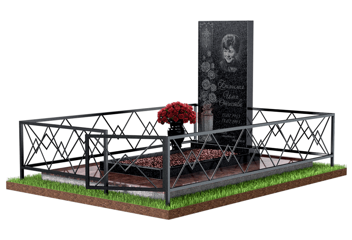 Благоустройство захоронения в Ижевске