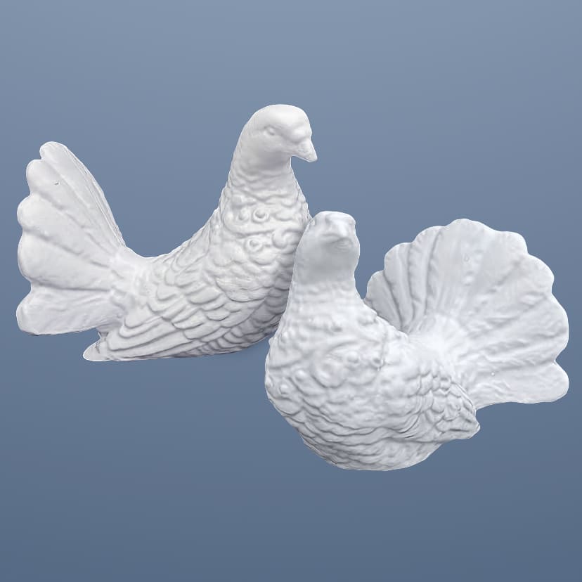 Скульптуры из искусственного мрамора в Ижевске | Голубь пара