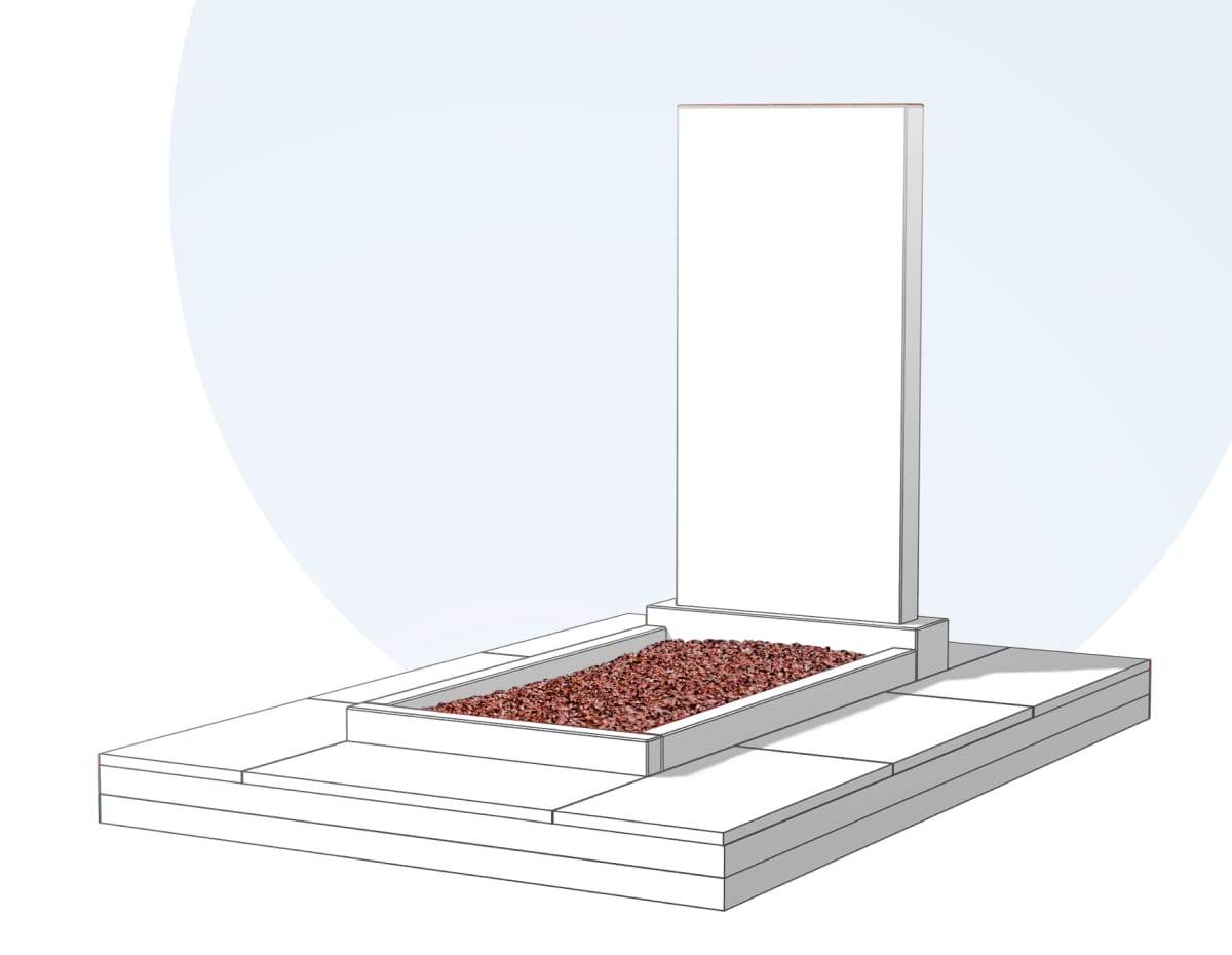Засыпка цветника камушками в Ижевске