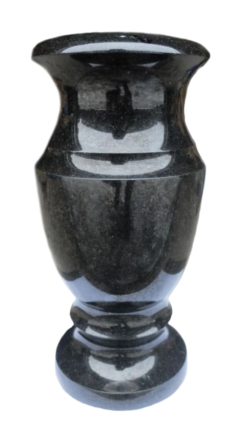 Вазы из камня в Ижевске | Ваза гранитная «Габбро 30»