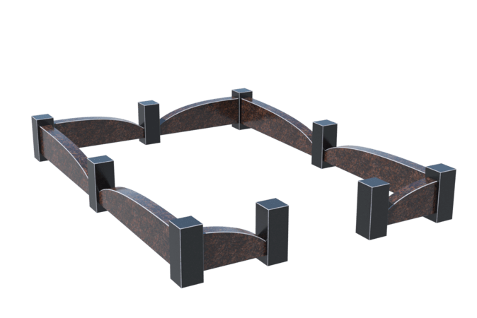 Цоколи на могилу в Ижевске | Цоколь на могилу №0042