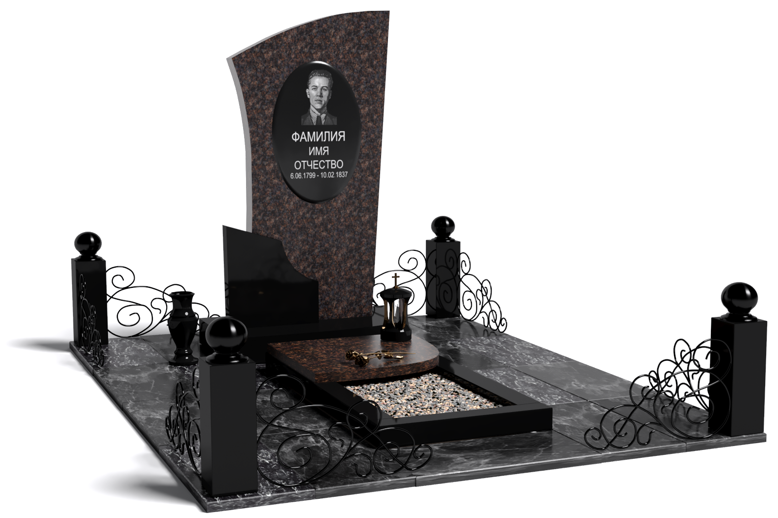 Одинарные мемориальные комплексы в Ижевске | Мемориальный комплекс №12