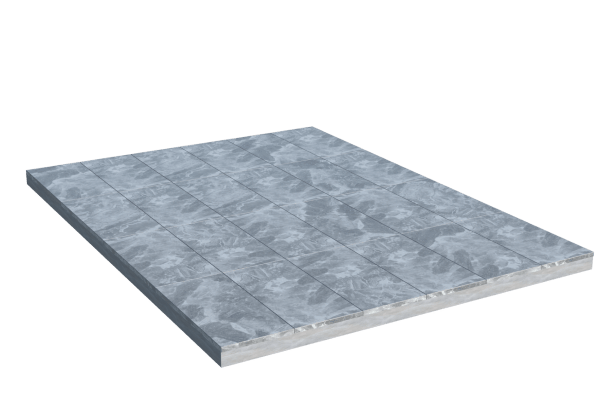 Площадки на могилу в Ижевске | Площадка с мраморной облицовкой