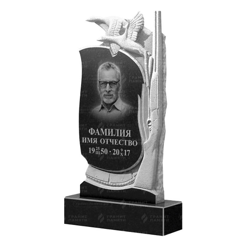 Памятники из гранита резные в Ижевске | Гранитный памятник ФГ-122