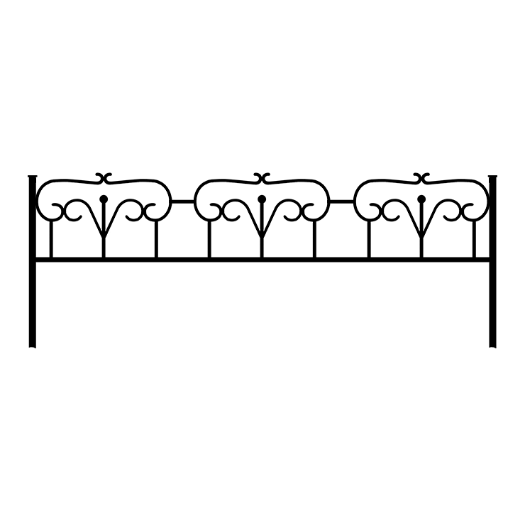 Металлические оградки, столы, скамейки в Ижевске | Оградка №2
