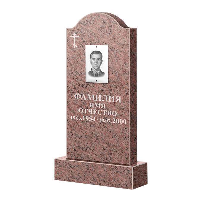 Памятники из цветного гранита в Ижевске | Памятник из гранита Розалия Pink ФГЦ-012