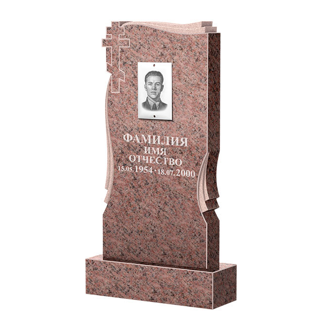 Гранитные памятники в Ижевске | Памятник из гранита Розалия Pink ФГЦ-185