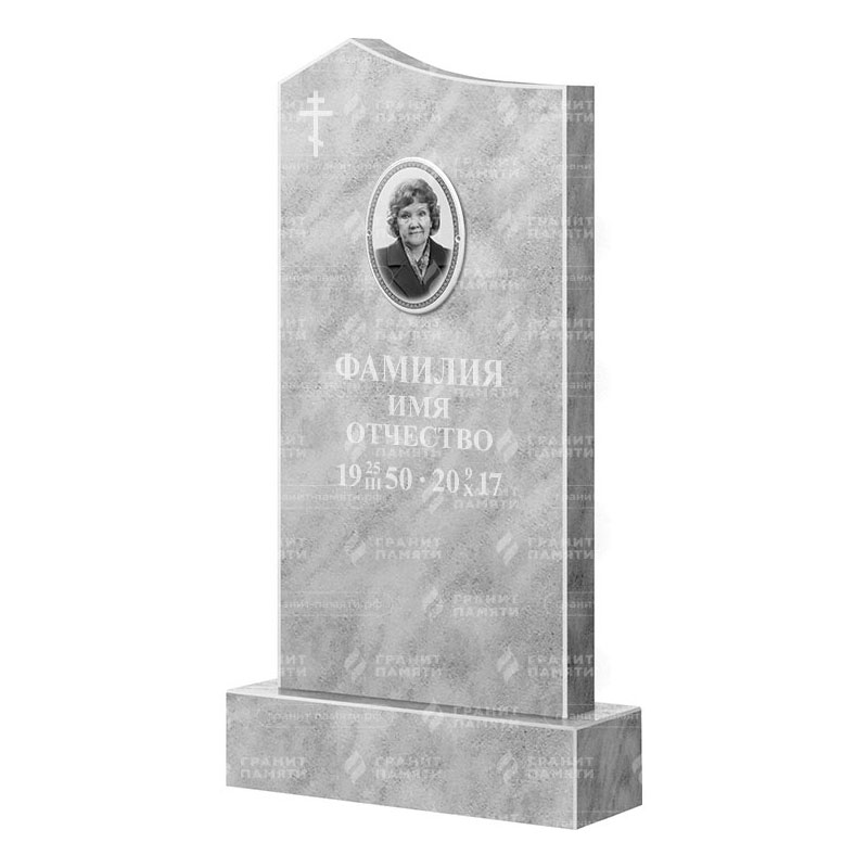 Бюджетные памятники в Ижевске | Мраморный памятник ФМ-008
