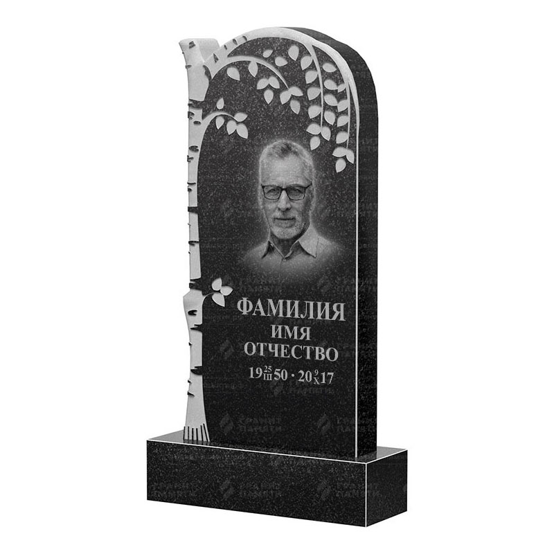 Памятники из гранита с деревом в Ижевске | Гранитный памятник ФГ-091