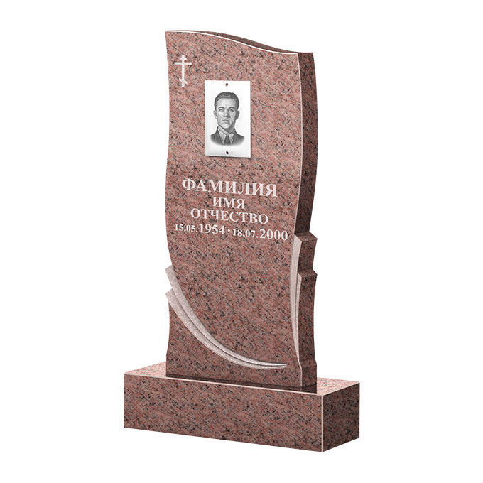 Гранитные памятники в Ижевске | Памятник из гранита Розалия Pink ФГЦ-044