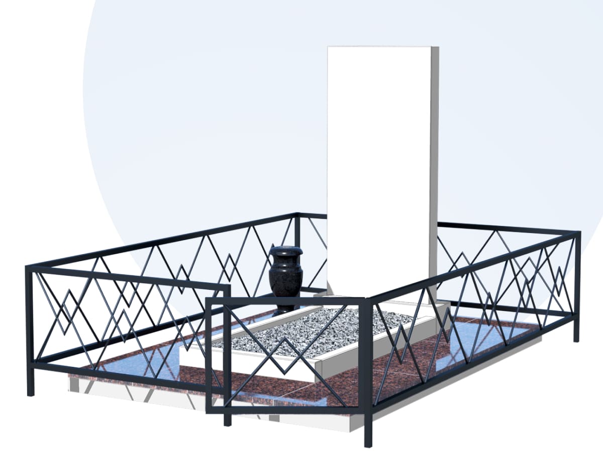 Благоустройство захоронения в Ижевске