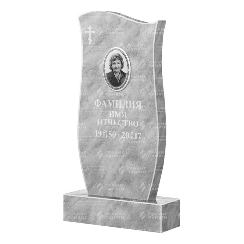 Бюджетные памятники в Ижевске | Мраморный памятник ФМ-033