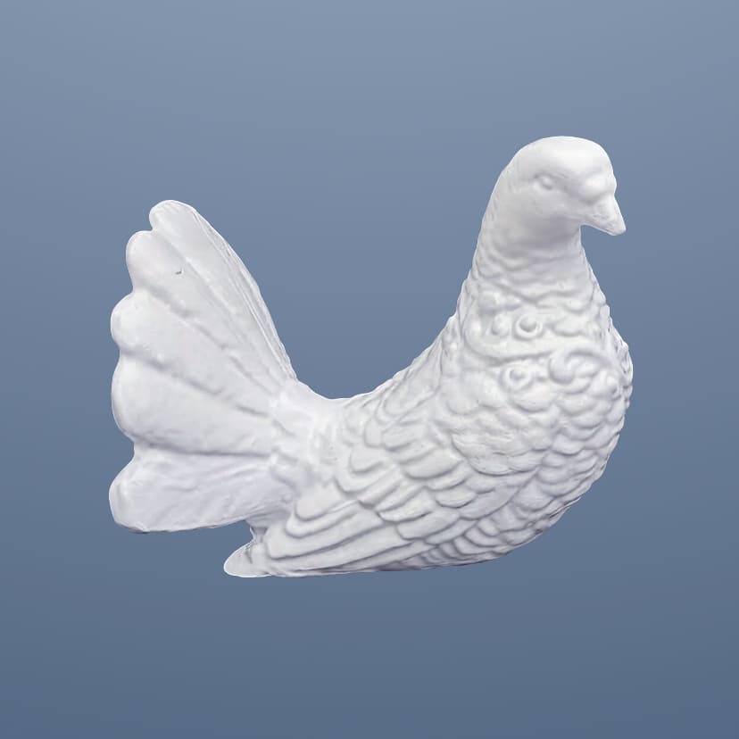 Скульптуры из искусственного мрамора в Ижевске | Голубь право
