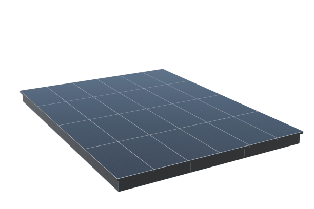 Площадки на могилу в Ижевске | Площадка с вертикальной (10 см) облицовкой гранитом Габбро