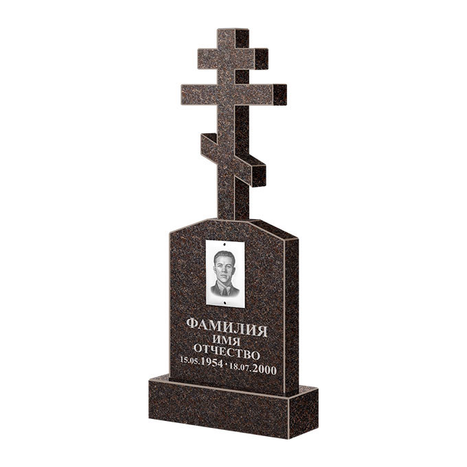 Гранитные памятники в Ижевске | Памятник из гранита Карел Brown ФГЦ-099