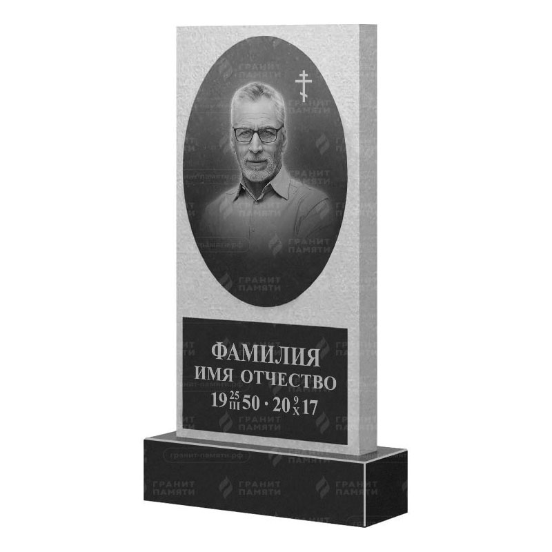 Памятники из гранита вертикальные в Ижевске | Гранитный памятник ФГ-166