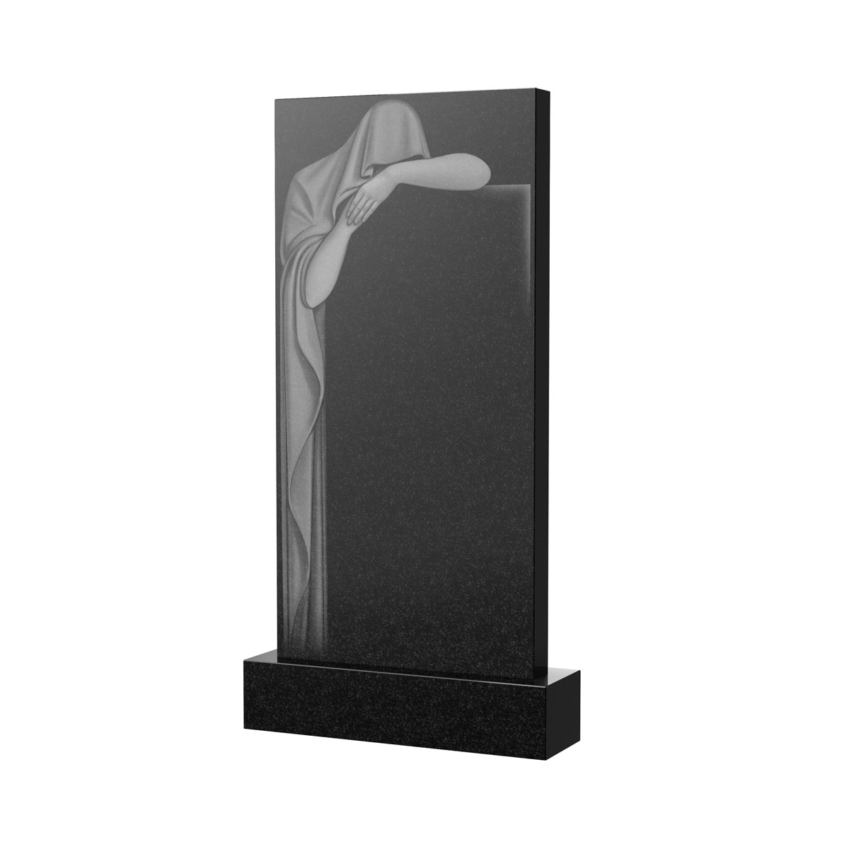 Художественное оформление памятника в Ижевске | Художественное оформление на гранитную стелу, рисунок ВХО-036