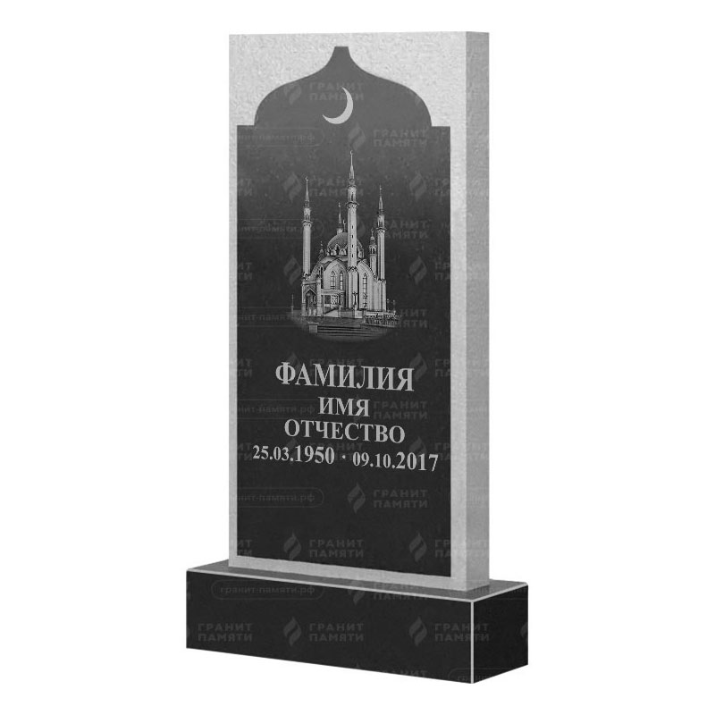 Мусульманские памятники на могилу в Ижевске | Гранитный памятник ФГ-167