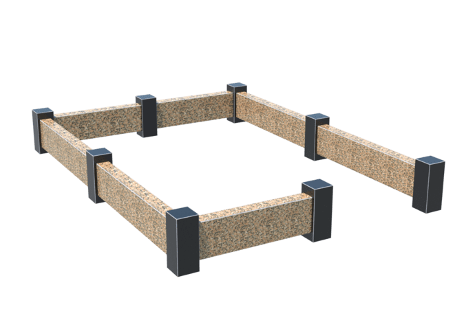 Цоколи на могилу в Ижевске | Цоколь на могилу №0037