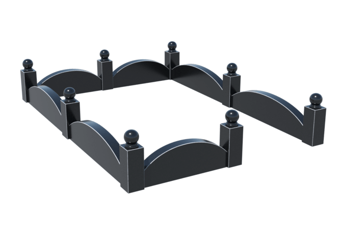 Цоколи на могилу в Ижевске | Цоколь на могилу №0002