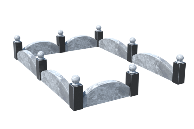 Цоколи на могилу в Ижевске | Цоколь на могилу №0003