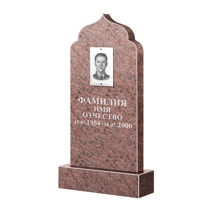Гранитные памятники в Ижевске | Памятник из гранита Розалия Pink ФГЦ-037