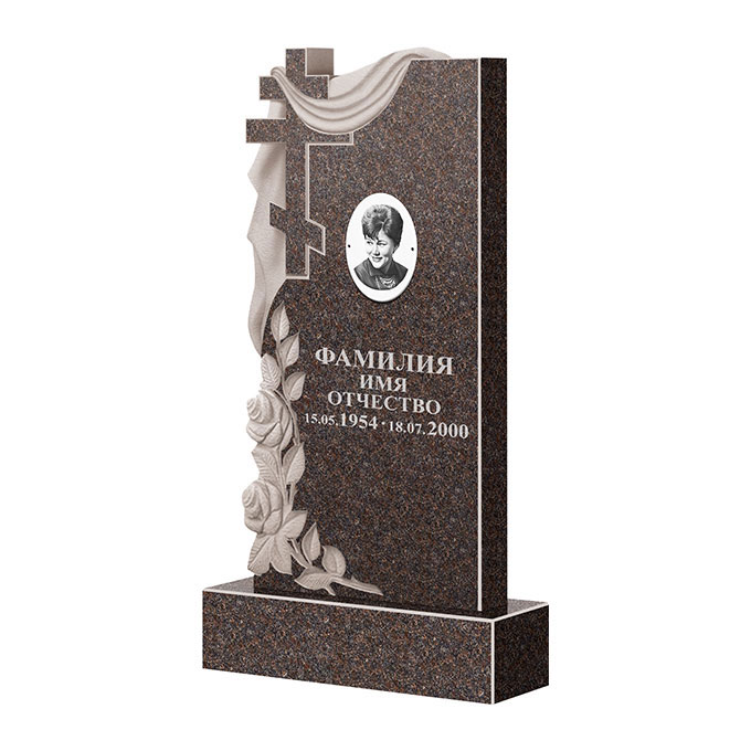 Гранитные памятники в Ижевске | Памятник из гранита Карел Brown ФГЦ-189