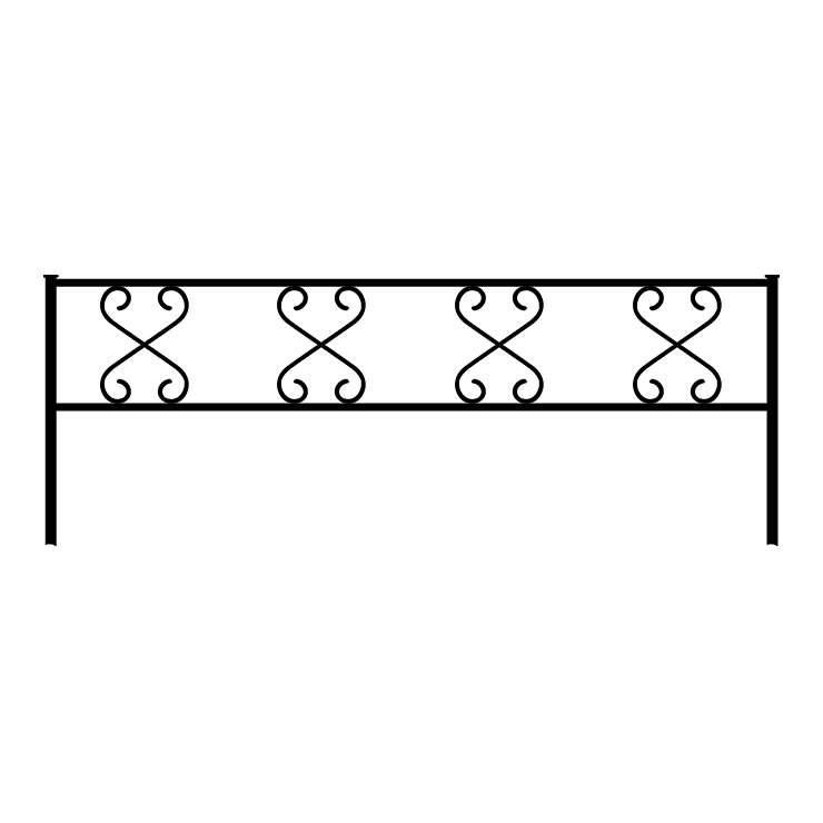 Металлические оградки, столы, скамейки в Ижевске | Оградка №1