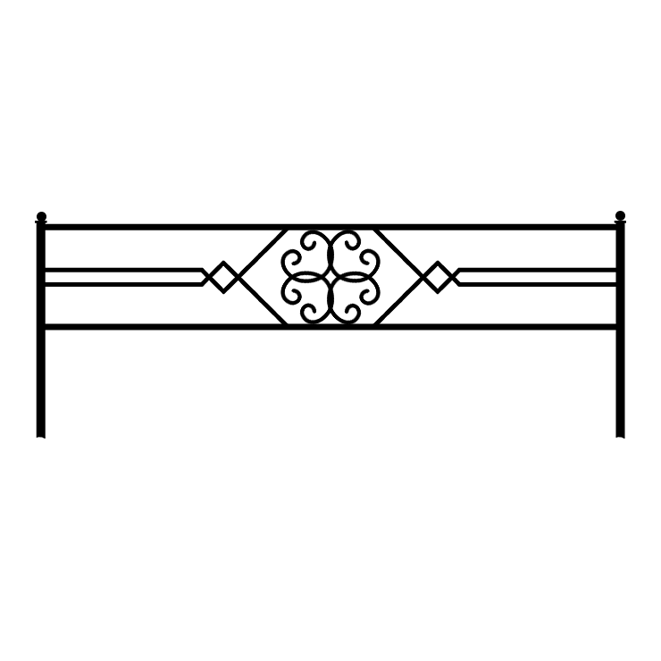 Кованые изделия в Ижевске | Кованая оградка ОГ.003