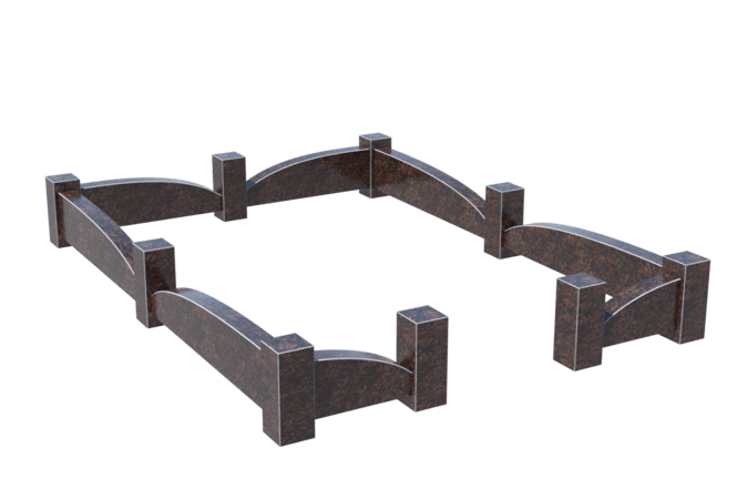 Цоколи на могилу в Ижевске | Цоколь на могилу №0043