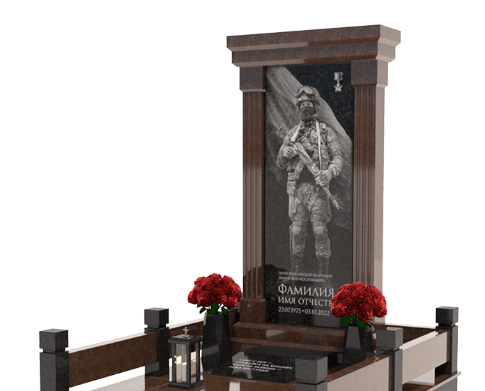 Памятники из гранита военным в Ижевске
